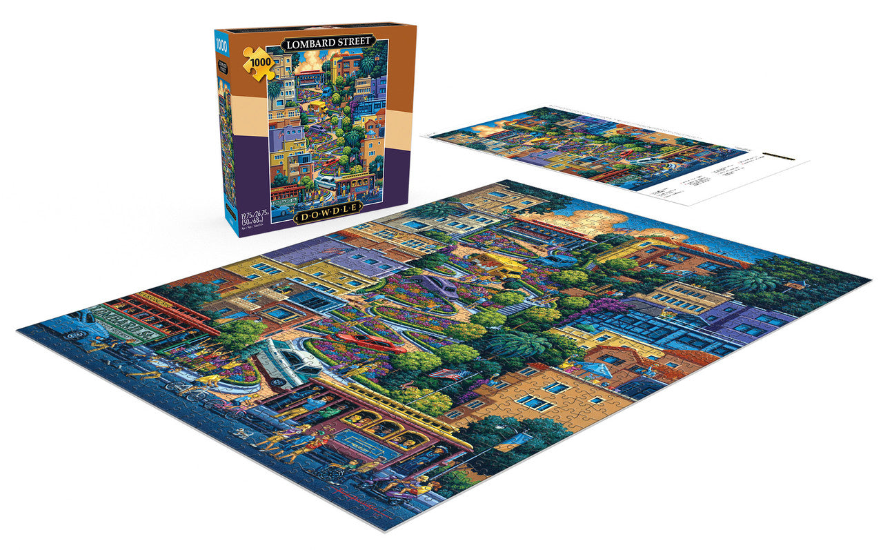 buffalo-games-eric-dowdle-lombard-street-1000-teile-puzzle image 3