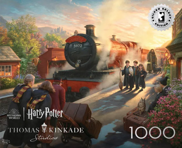 buffalo-games-hogwarts-express-1000-teile-puzzle-silver-select image 1
