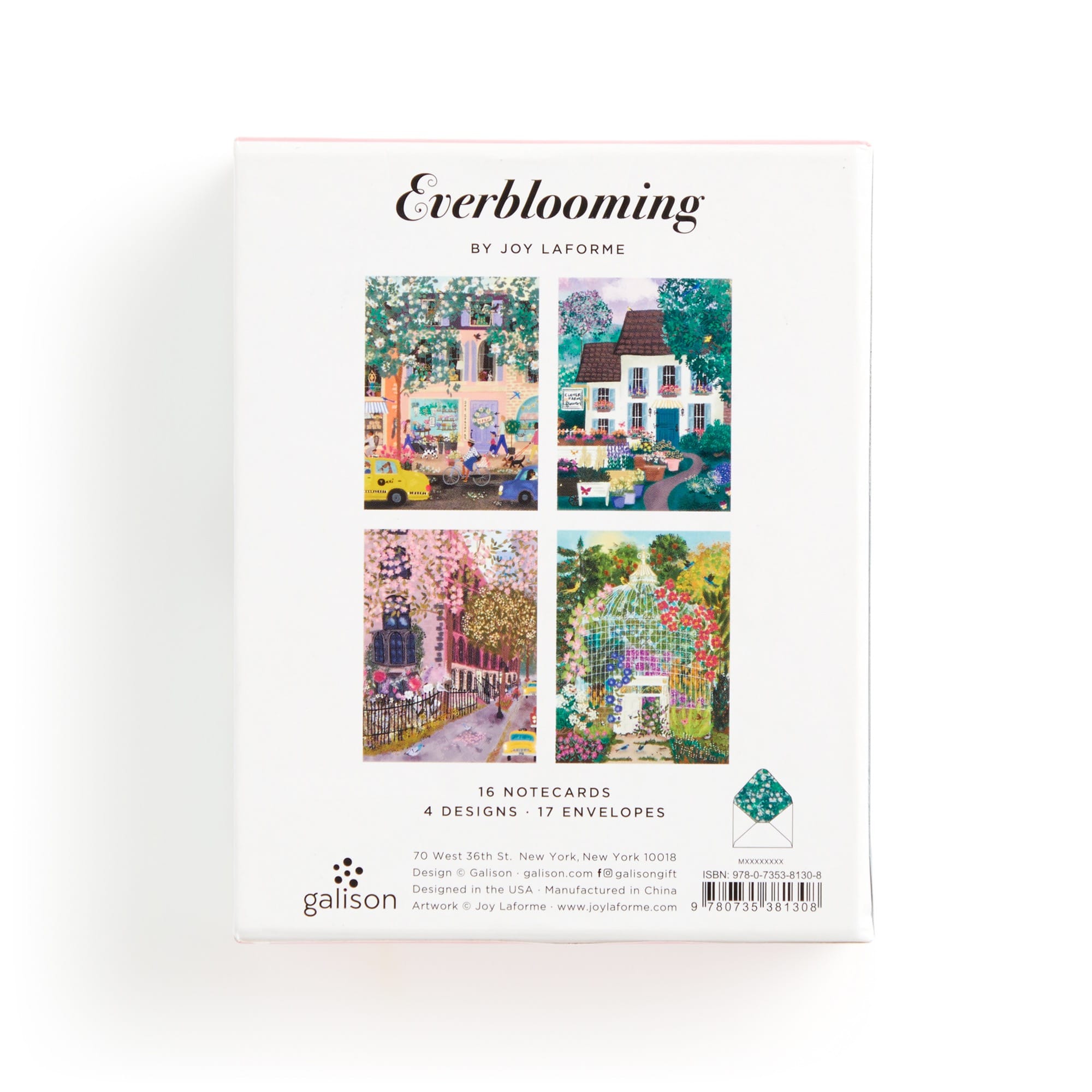 galison-joy-laforme-everblooming-gru-karten-16-st-ck-blumen image 7