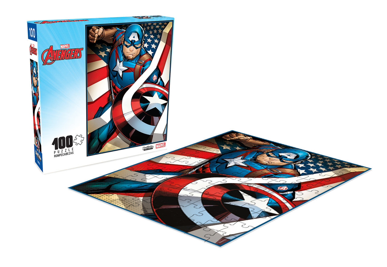 buffalo-games-marvel-captain-america-puzzle-100-teile image 4