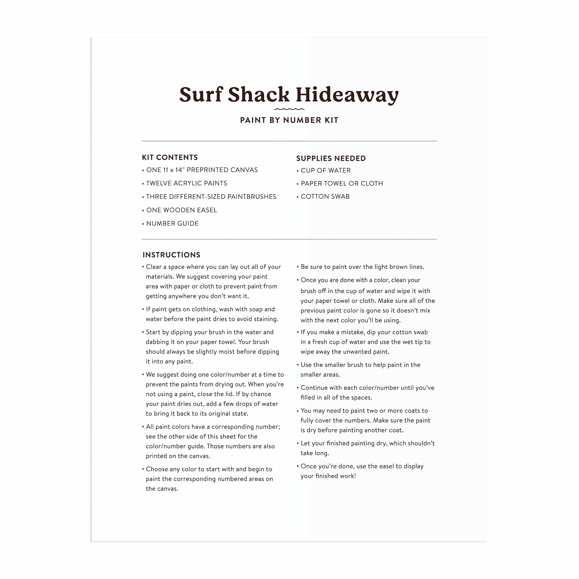 galison-surf-shack-hideaway-malen-nach-zahlen-set-11x14-strand image 4