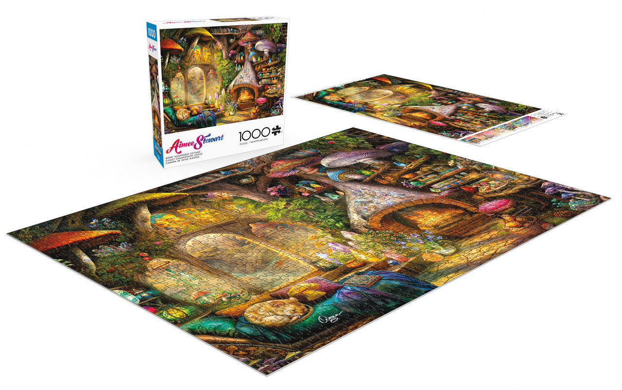 buffalo-games-merry-mushroom-cottage-puzzle-1000-teile-stewart image 3