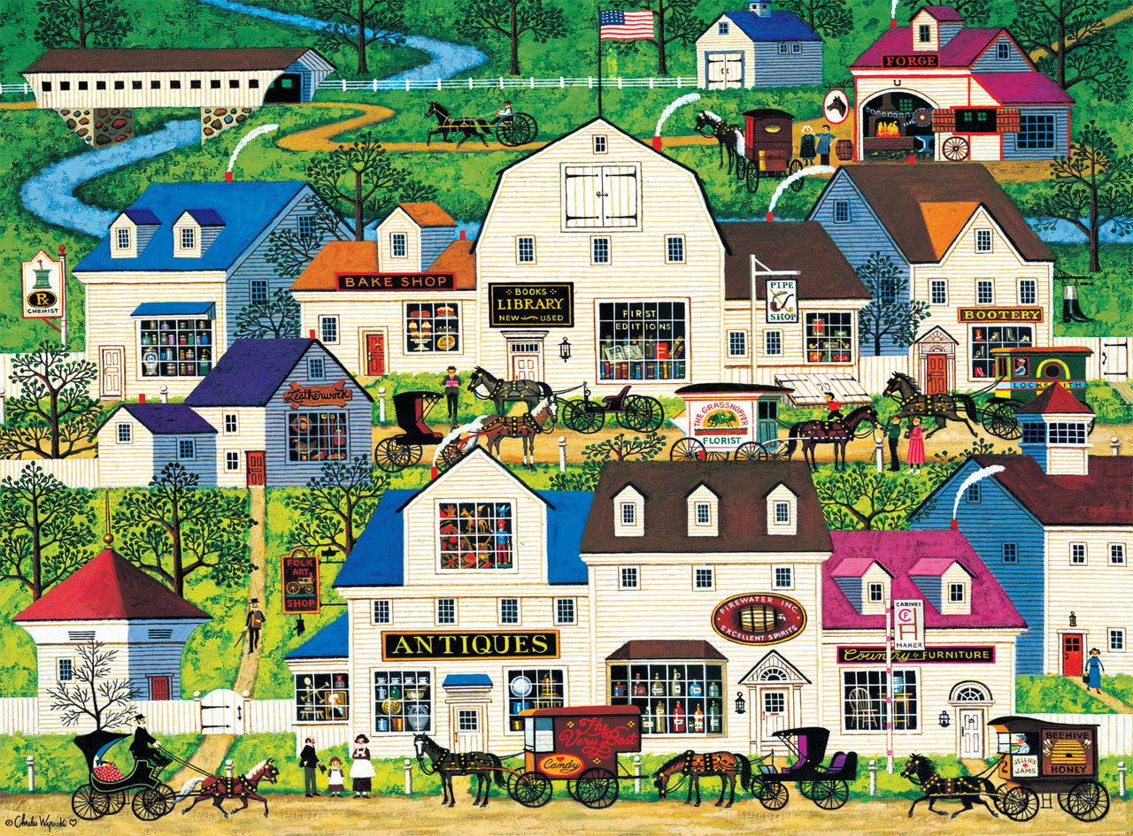 buffalo-games-charles-wysocki-shops-buggies-puzzle-1000-teile image 1