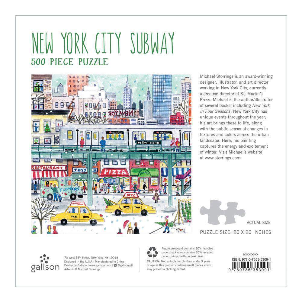 galison-michael-storrings-new-york-city-subway-puzzle-500-teile-winter image 3