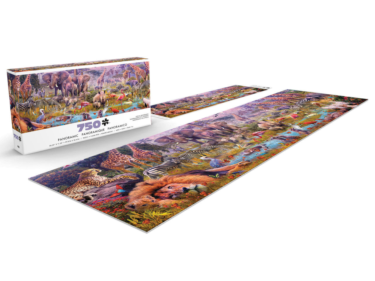 buffalo-games-jigsaw-puzzles-africa-panoramic-puzzle-750-teile-safari image 4