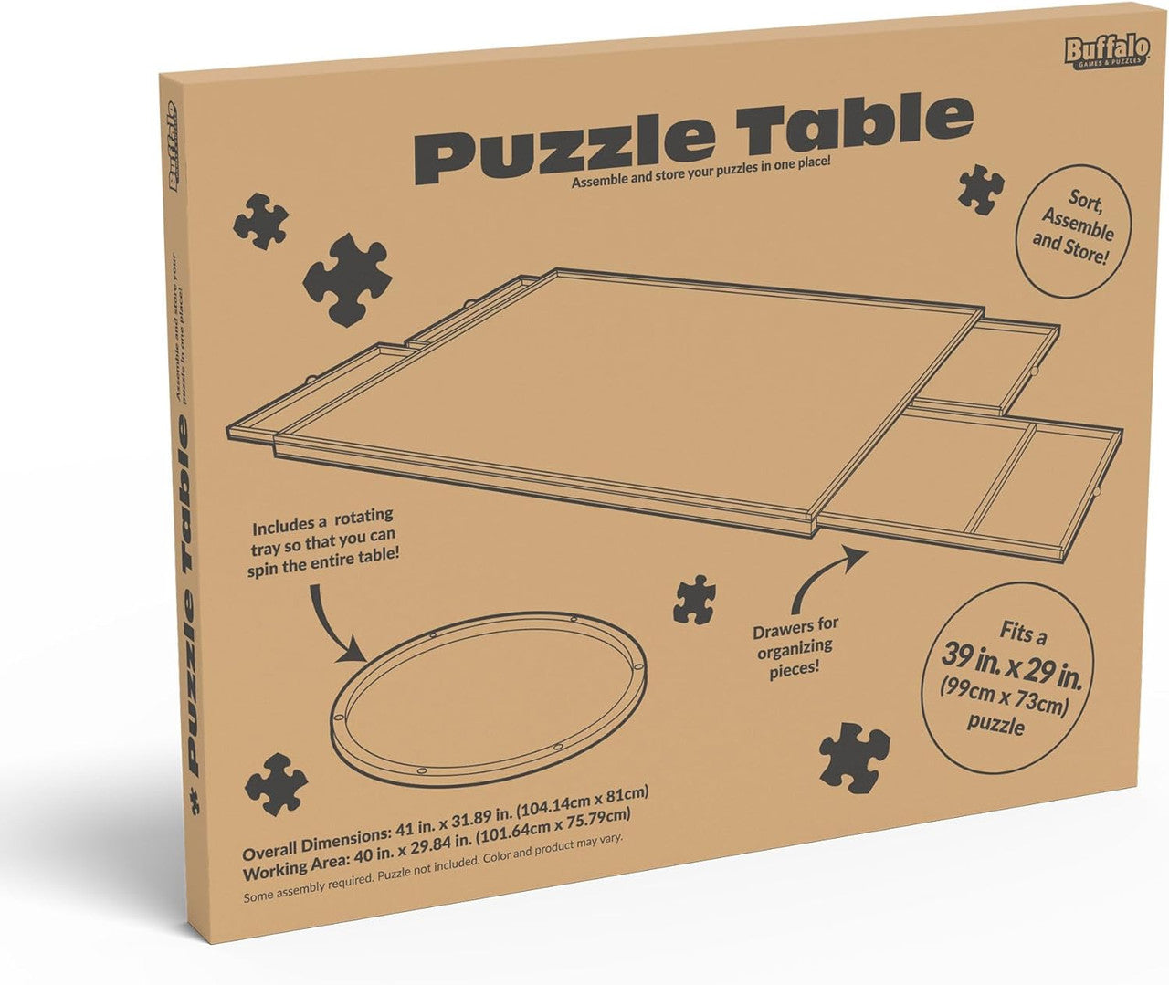 buffalo-games-puzzletisch-holz-2000-teile-mit-schubladen image 3