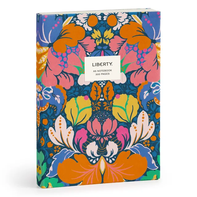 galison-liberty-glastonbury-a5-notizbuch-liniert-floral image 1