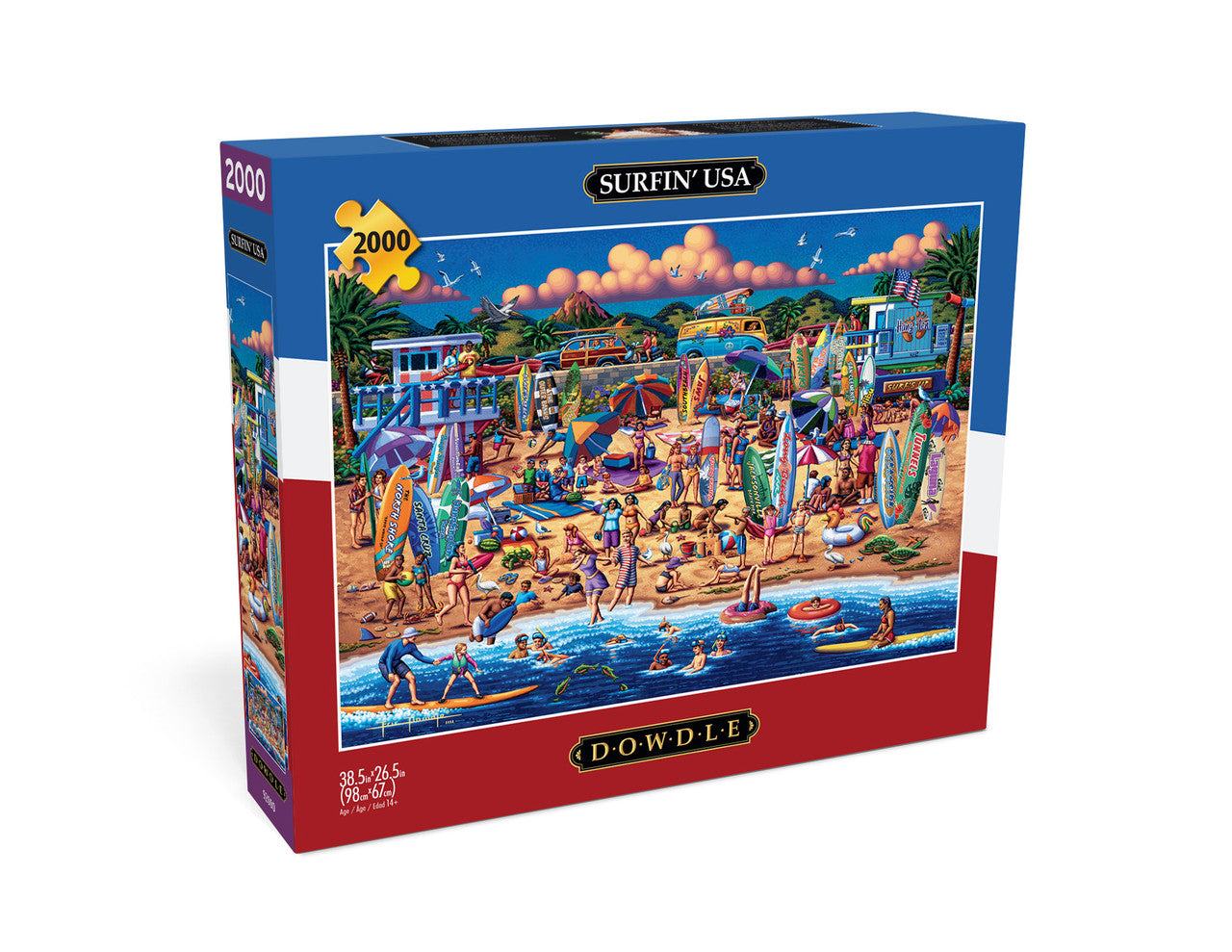 buffalo-games-eric-dowdle-surfin-usa-puzzle-2000-teile-xxl image 4