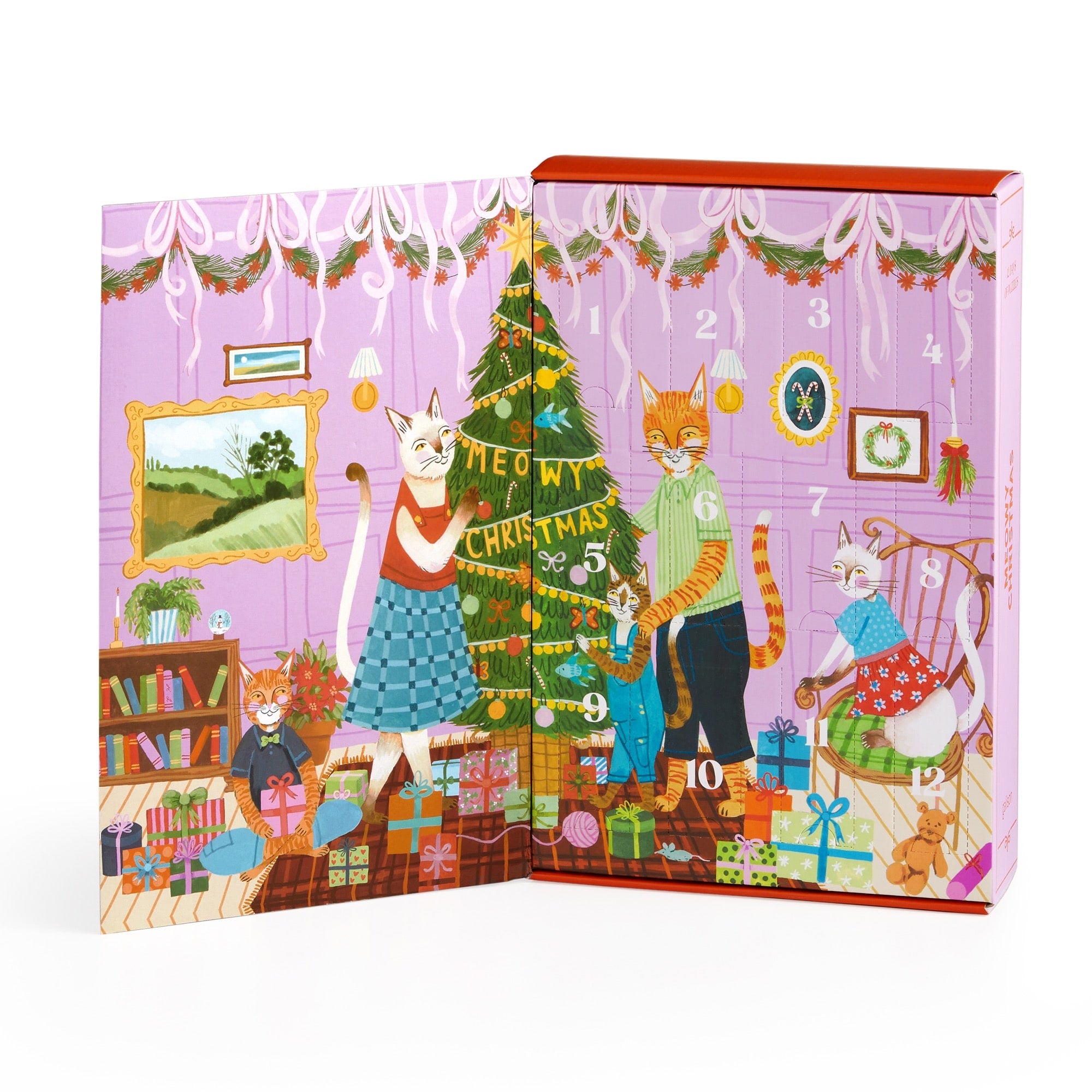 galison-meowy-christmas-adventskalender-puzzle-500-teile-katzen image 6