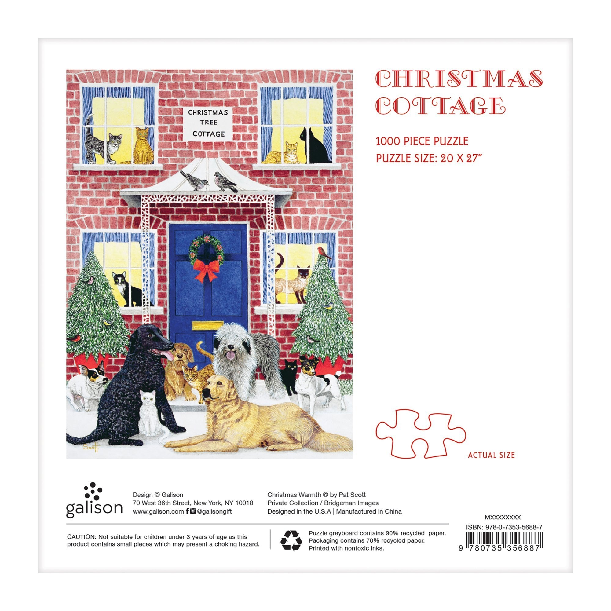 galison-christmas-cottage-1000-teile-weihnachtspuzzle image 5