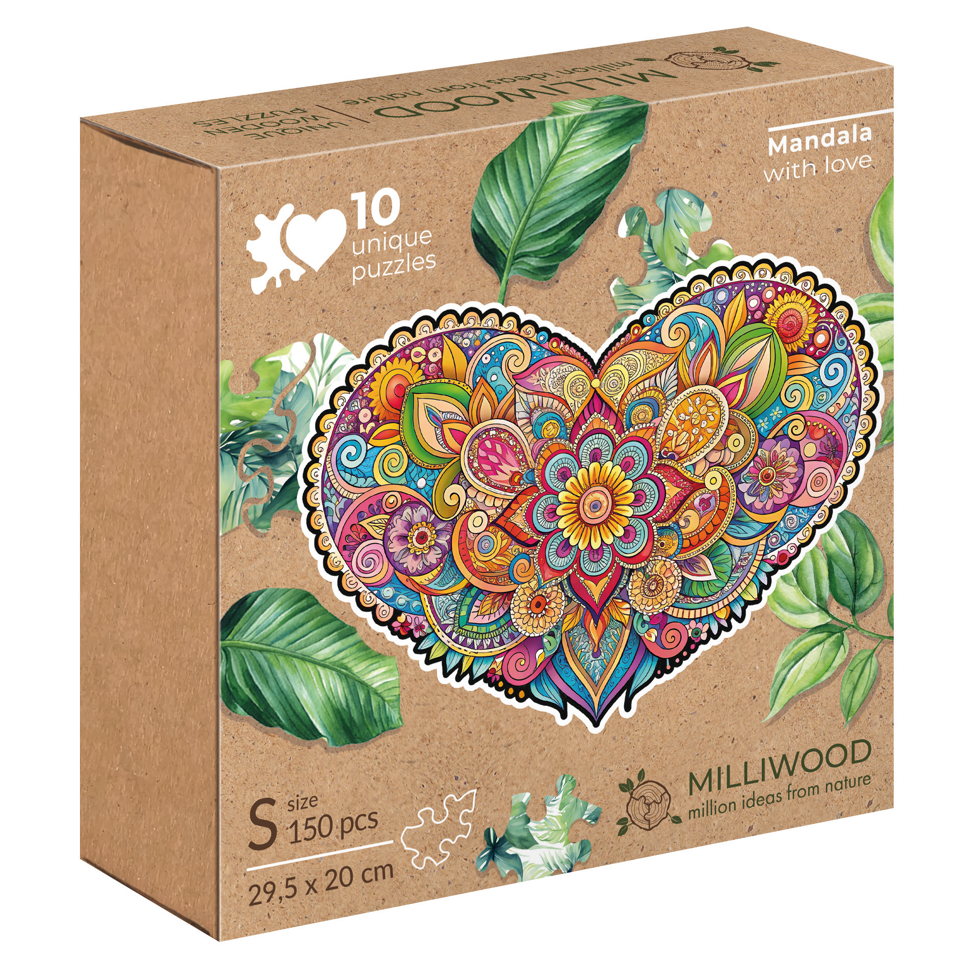 milliwood-peace-harmony-holzpuzzle-liebes-mandala-150-teile-herz image 5