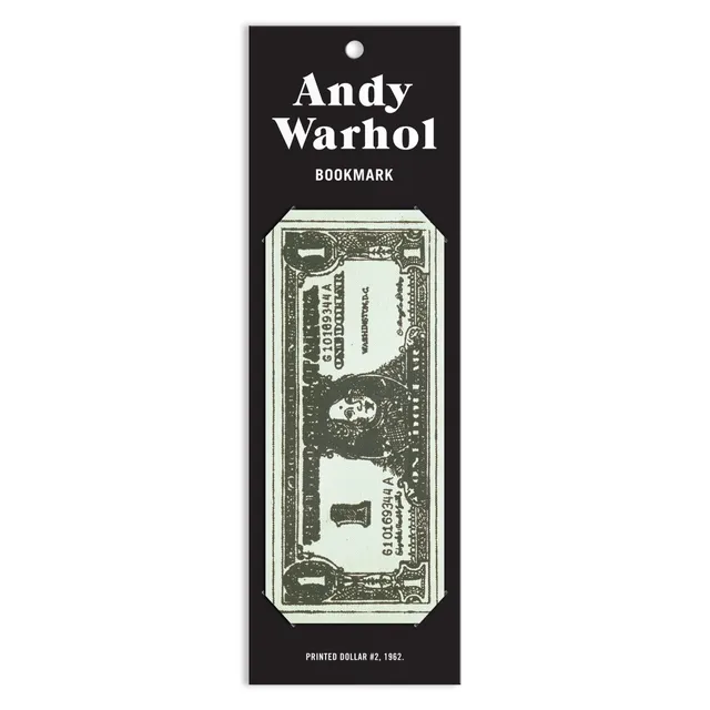 galison-andy-warhol-dollar-bill-lesezeichen-papier image 1