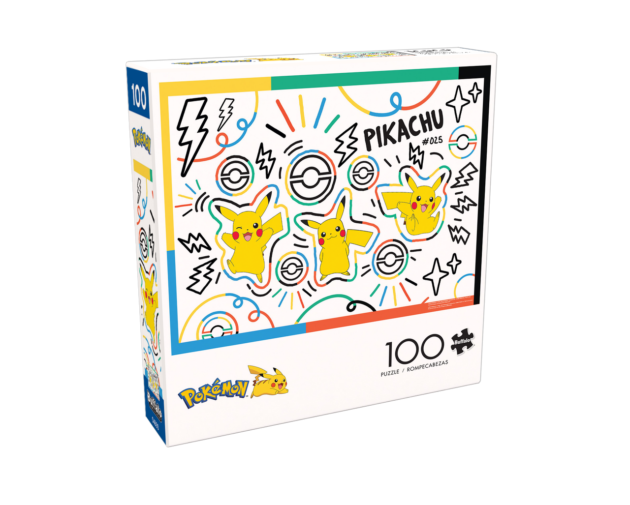 buffalo-games-pokemon-doodle-pikachu-100-teile-puzzle-kinder image 3