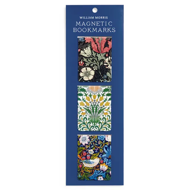 galison-william-morris-magnetlesezeichen-3er-set-floral image 1