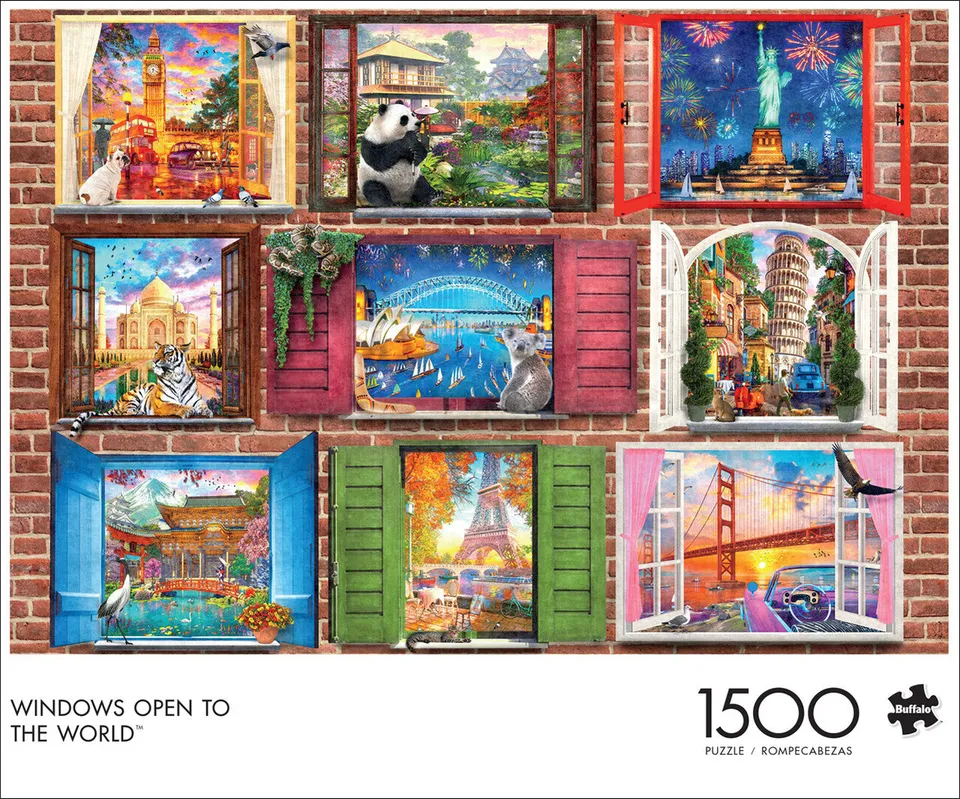 buffalo-games-windows-open-to-the-world-1500-teile-puzzle image 1
