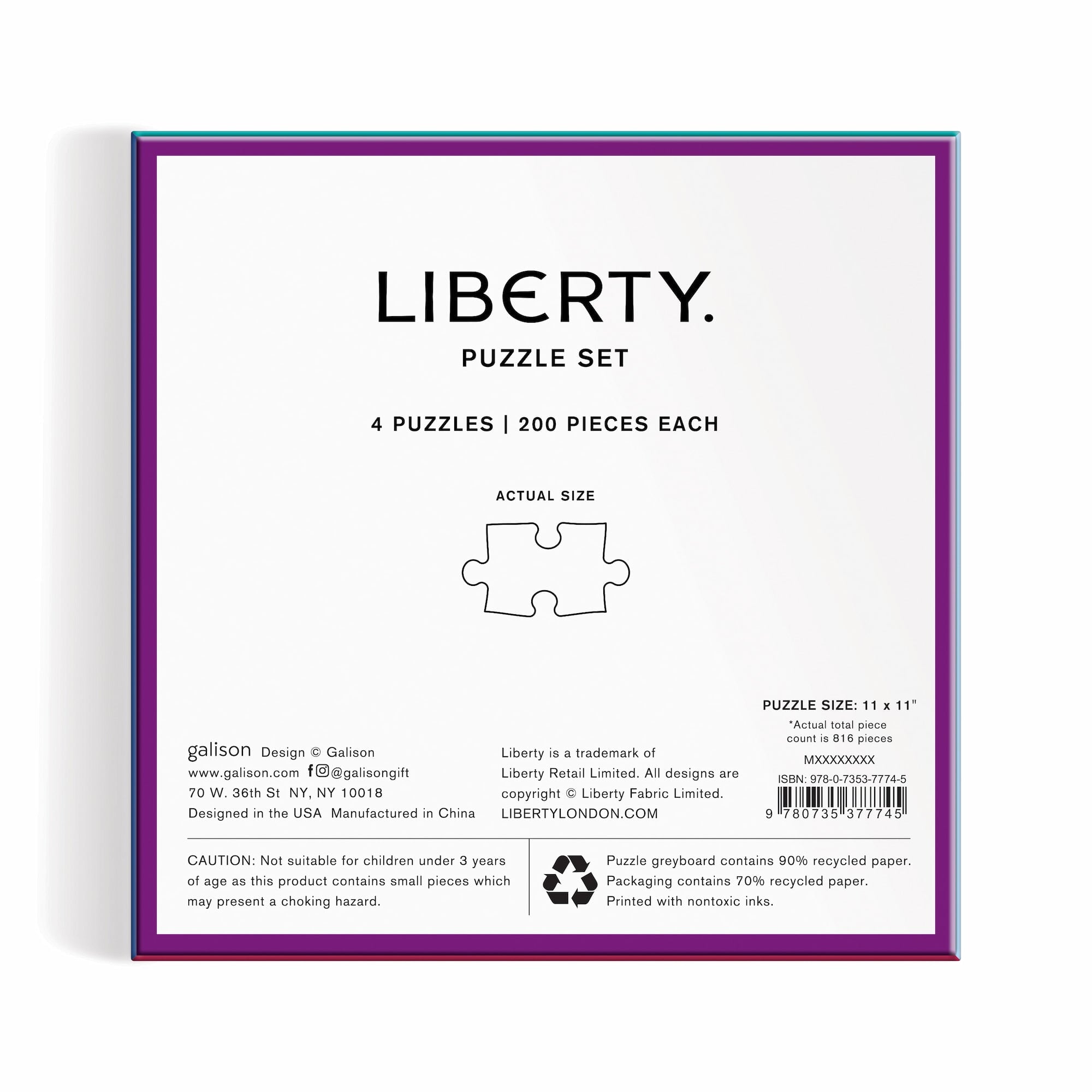 galison-liberty-power-of-love-puzzle-set-4x200-teile image 5