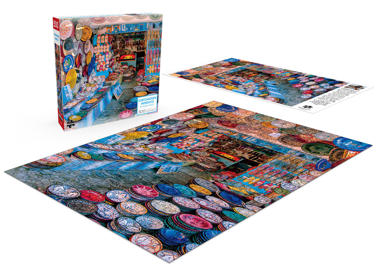 buffalo-games-chefchaouen-morocco-500-teile-puzzle-marokko image 4