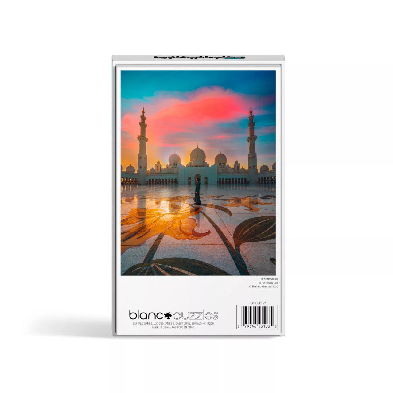 buffalo-games-blanc-sunset-abu-dhabi-mosque-puzzle-300-teile-sonnenuntergang image 5