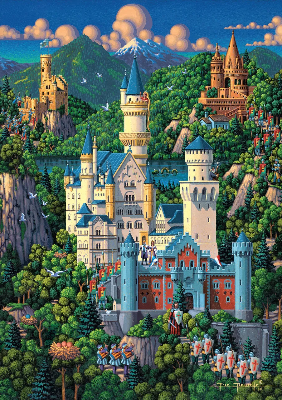 buffalo-games-dowdle-neuschwanstein-puzzle-300-teile image 1
