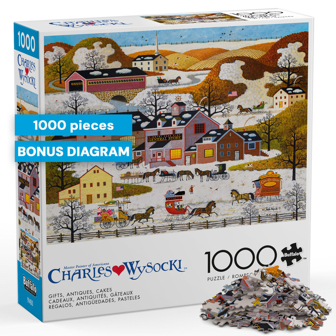 buffalo-games-wysocki-winterdorf-puzzle-1000-teile-gifts-antiques image 5