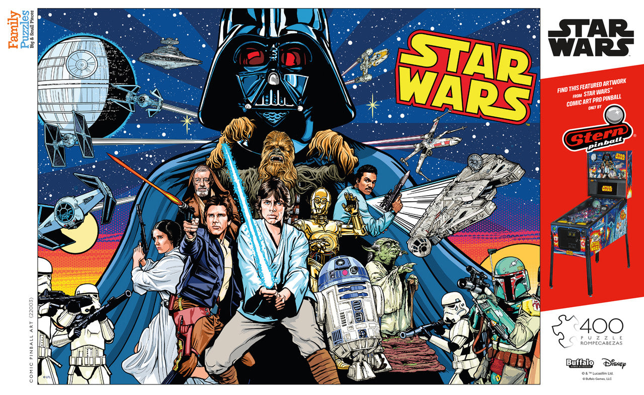 buffalo-games-star-wars-comic-pinball-400-teile-familienpuzzle image 3