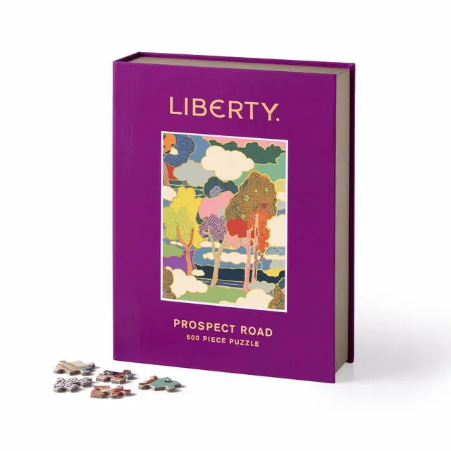 galison-liberty-prospect-road-puzzle-500-teile-buchbox image 1
