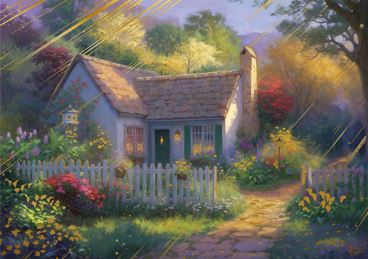 ceaco-thomas-kinkade-calla-lilly-cottage-puzzle-500-teile image 4