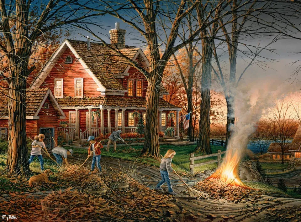 buffalo-games-redlin-autumn-evening-1000-teile-puzzle-herbst image 1