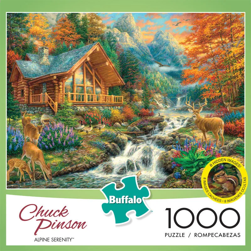 buffalo-games-chuck-pinson-alpine-serenity-1000-teile-puzzle image 1