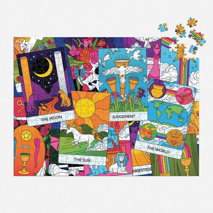 galison-major-arcana-500-teile-puzzle-doppelseitig-tarot image 6