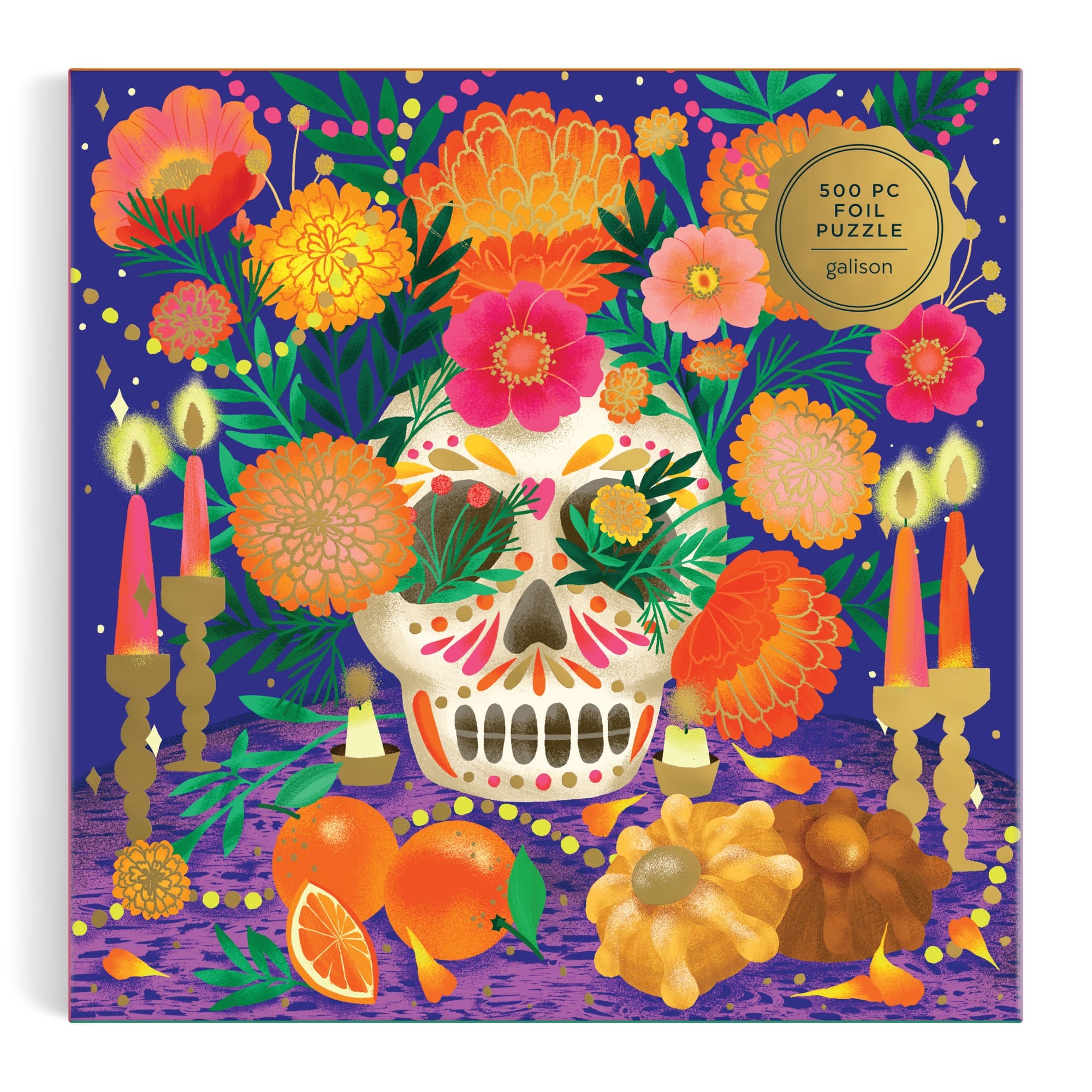 galison-ofrenda-del-d-a-de-muertos-500-teile-foil-puzzle image 2