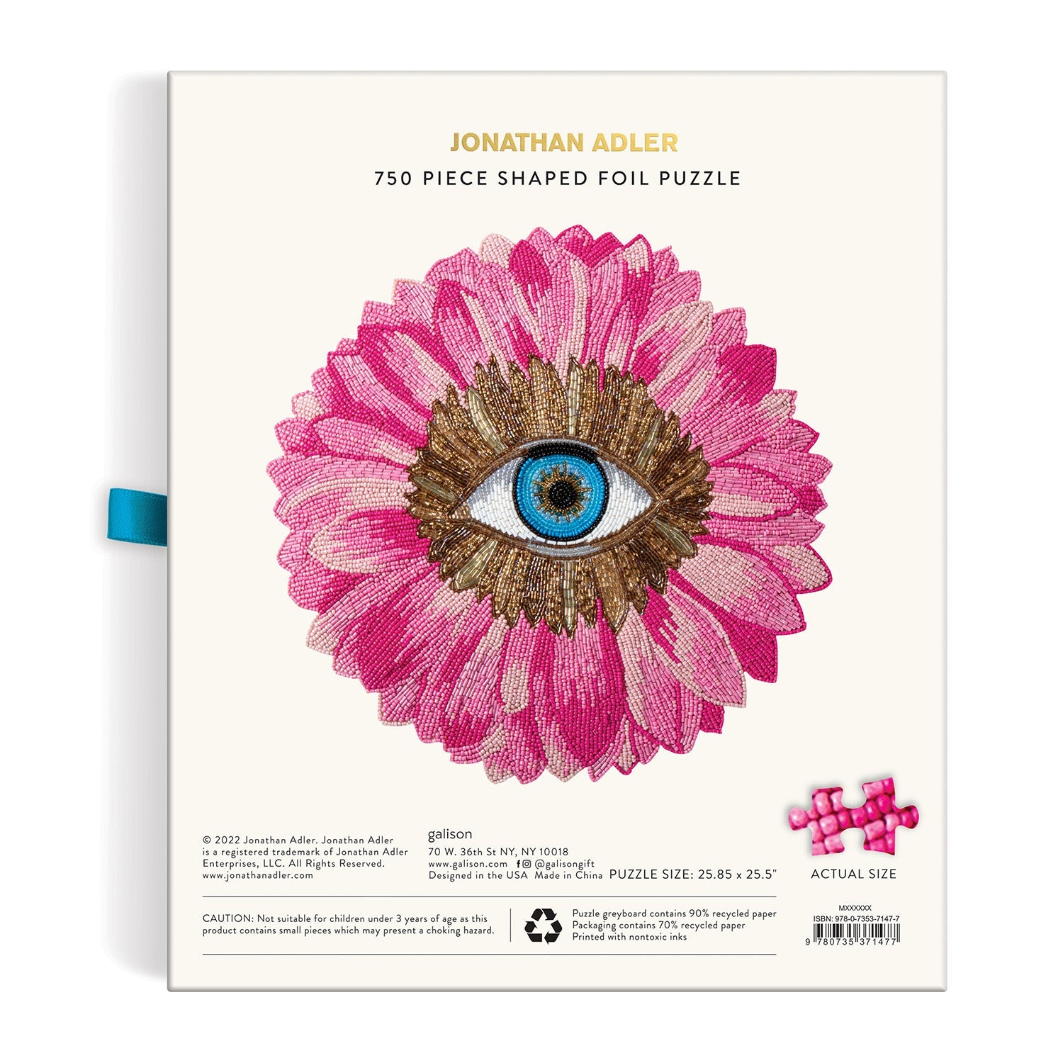 galison-jonathan-adler-petals-puzzle-750-teile-blume image 4
