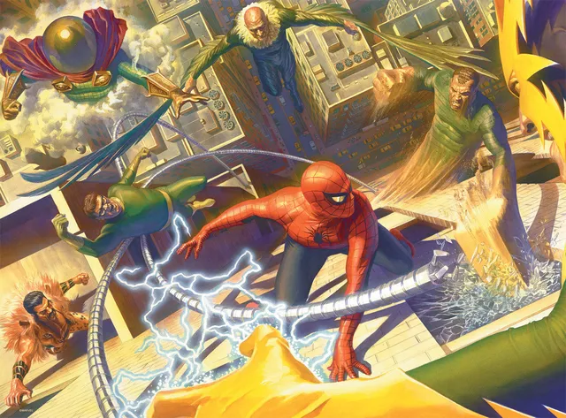 buffalo-games-marvel-spider-man-1000-teile-puzzle image 1