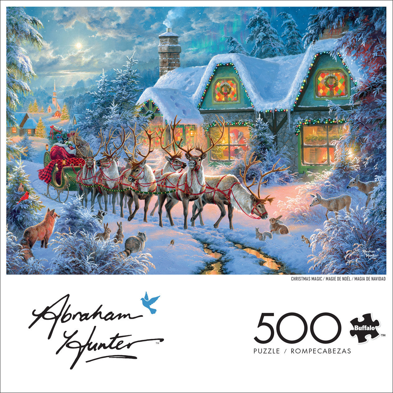 buffalo-games-christmas-magic-500-teile-puzzle-weihnachten image 2