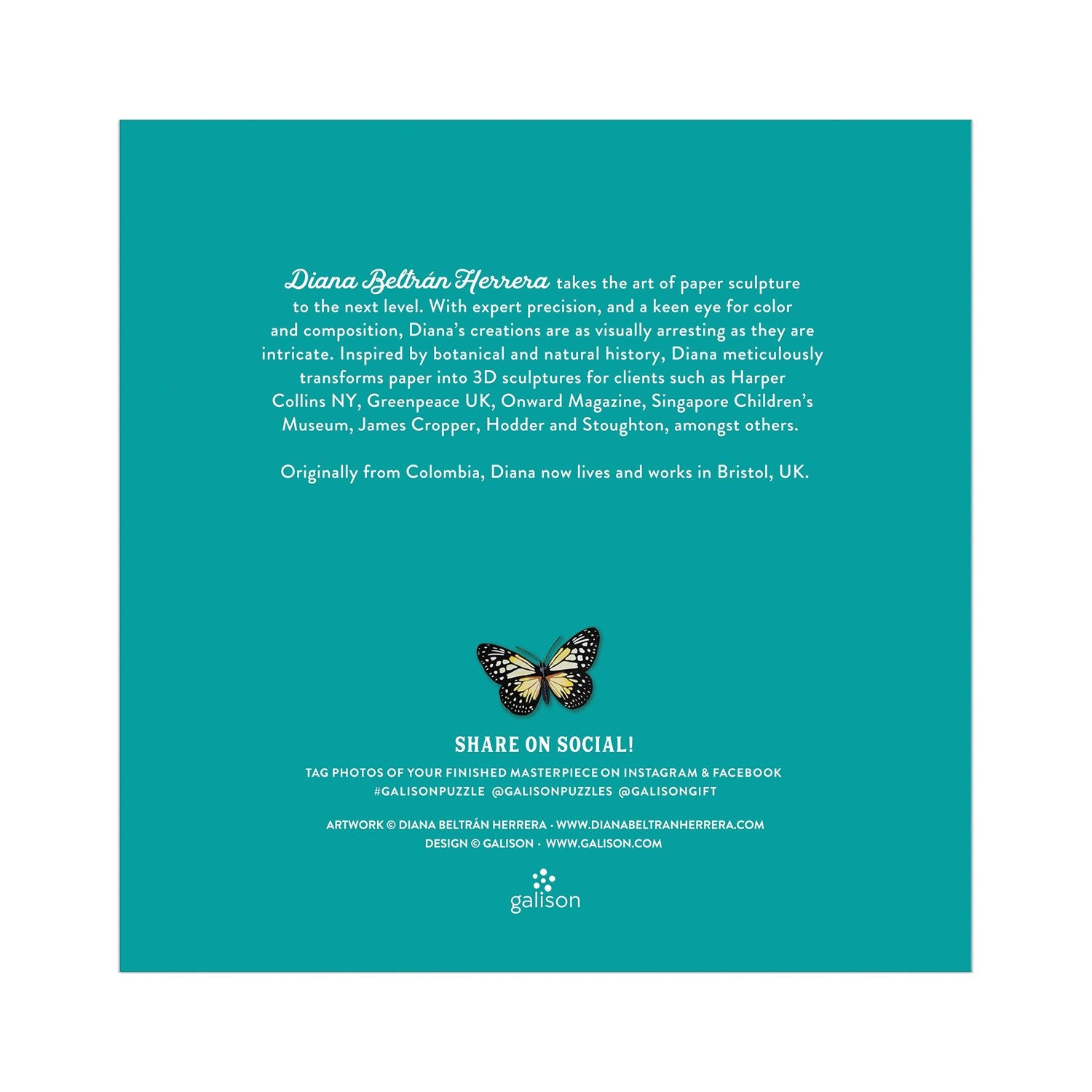 galison-butterfly-botanica-puzzle-500-teile-schmetterling image 6
