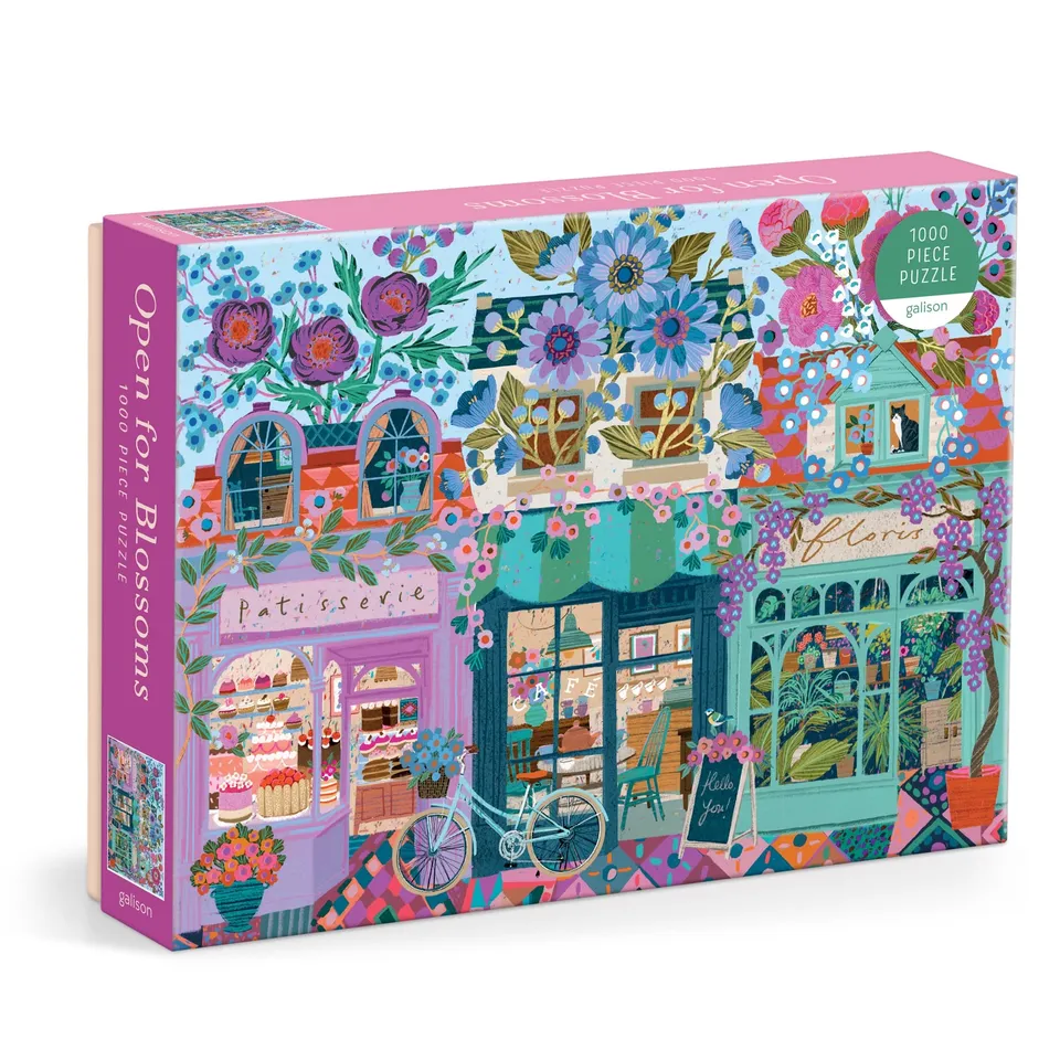 galison-victoria-ball-open-for-blossoms-1000-teile-blumenpuzzle image 1