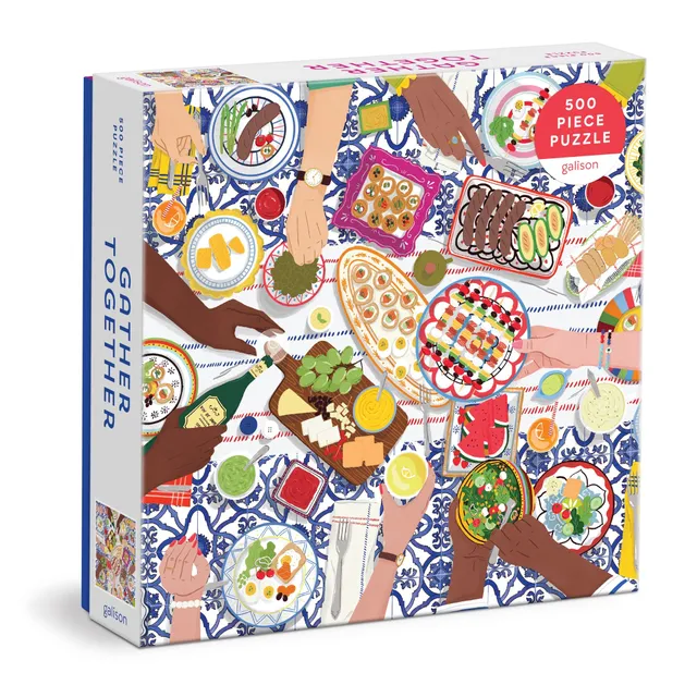 galison-gather-together-500-teile-puzzle-quadratisch-herbst image 1