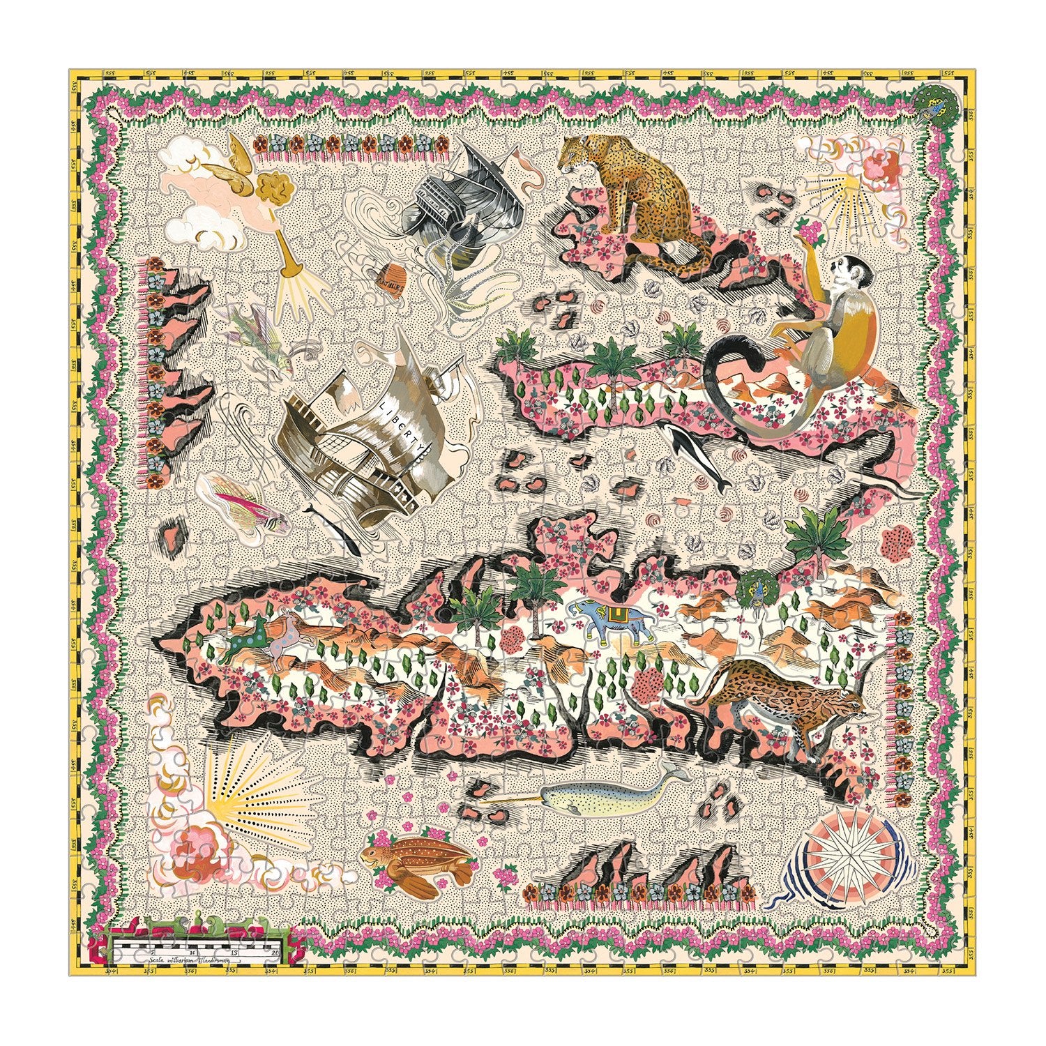 galison-liberty-maxine-puzzle-500-teile-doppelseitig image 3
