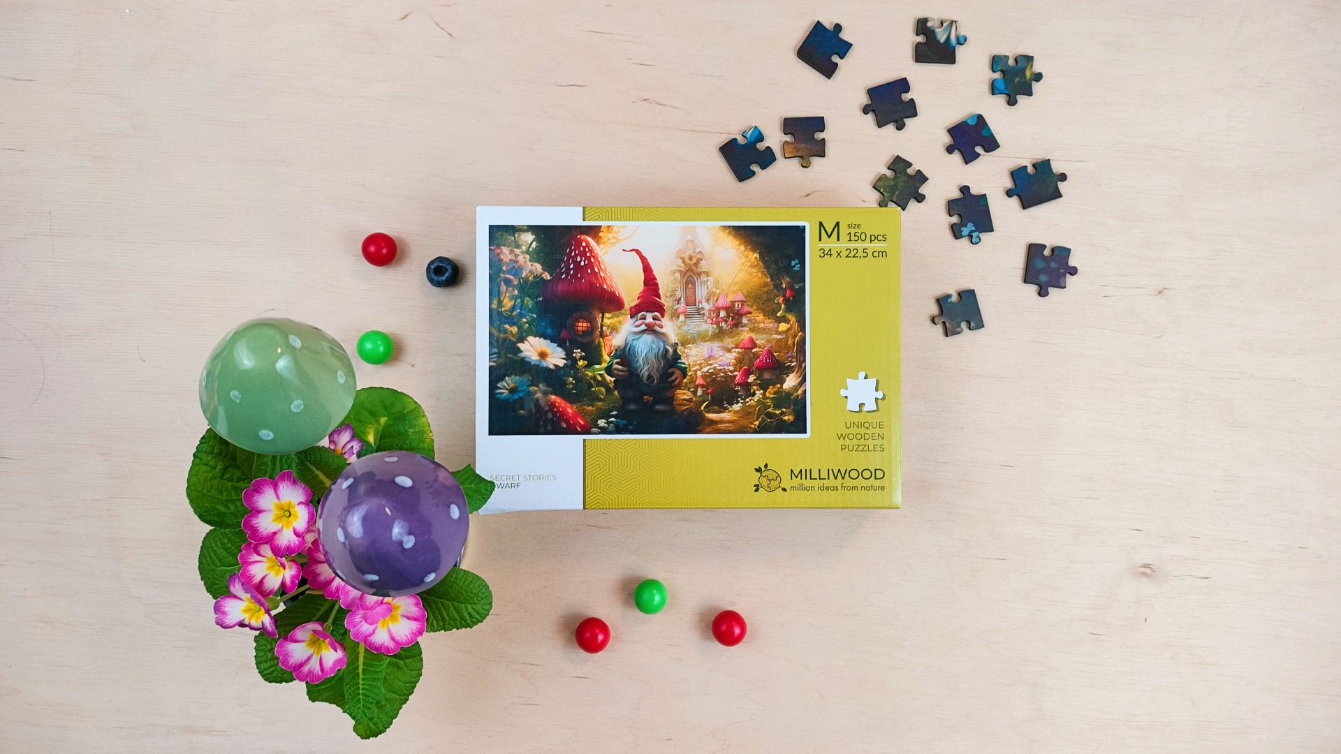 milliwood-secret-stories-dwarf-holzpuzzle-150-teile-zwerg image 6