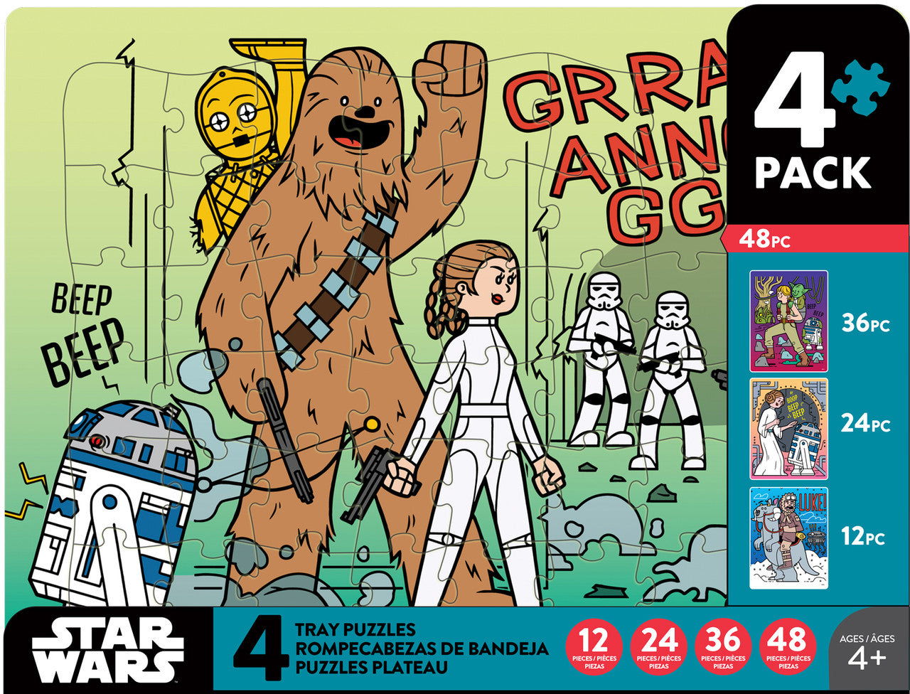 buffalo-games-star-wars-4-in-1-kinderpuzzle-12-48-teile image 1