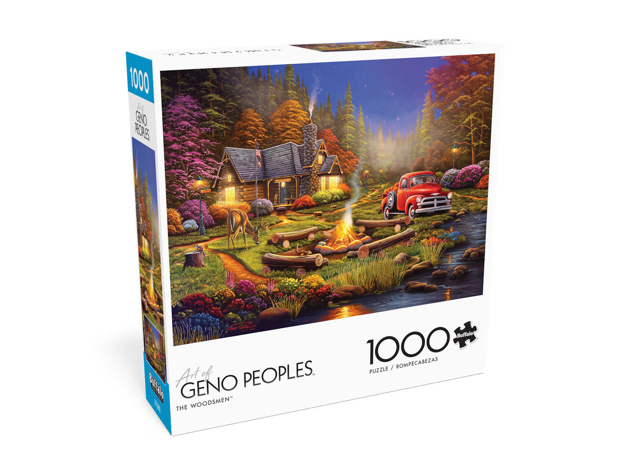 buffalo-games-peoples-the-woodsmen-puzzle-1000-teile-wald image 3