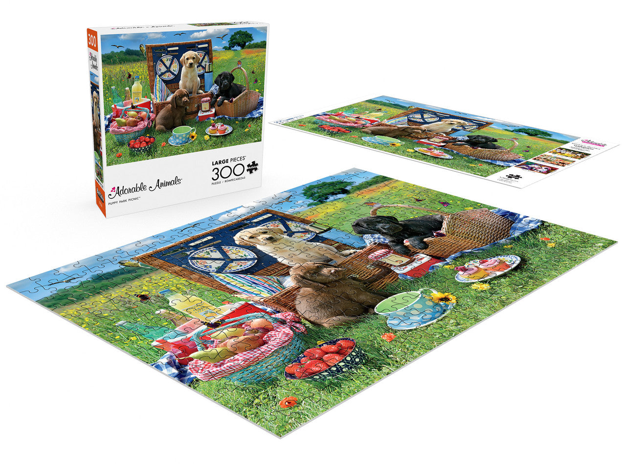 buffalo-games-puppy-park-picnic-300-teile-puzzle-gro-e-teile image 4
