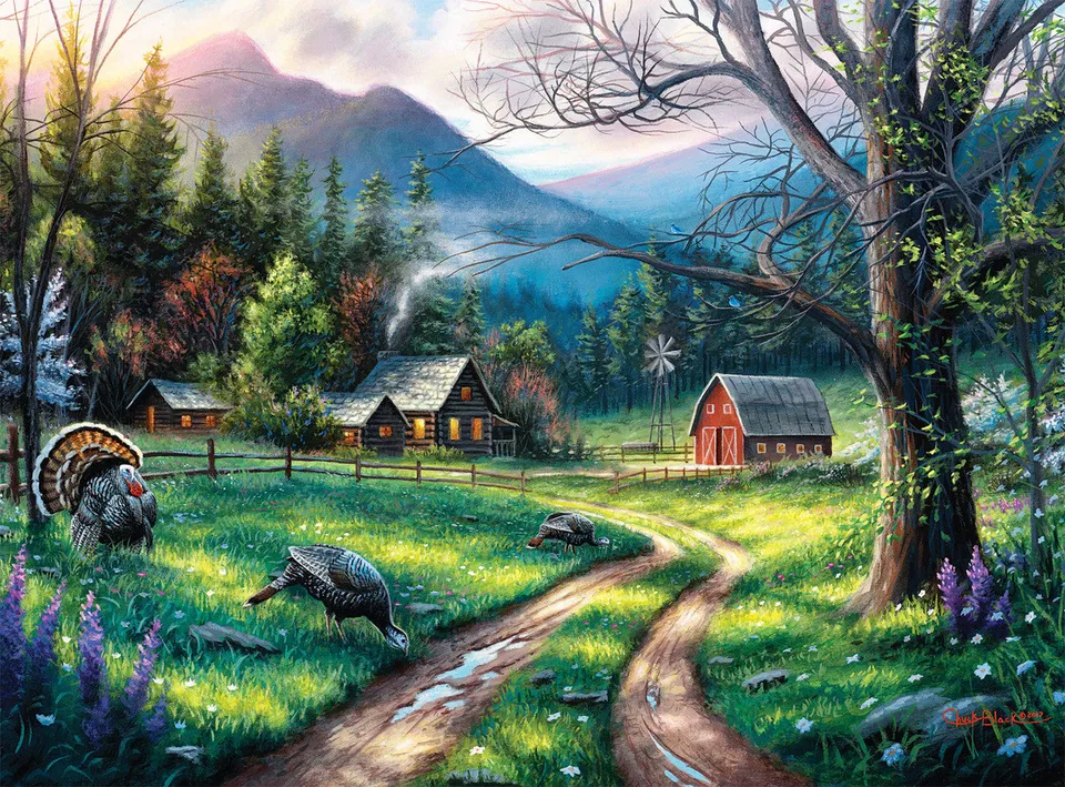 buffalo-games-chuck-black-bear-creek-ranch-1000-teile-puzzle image 1