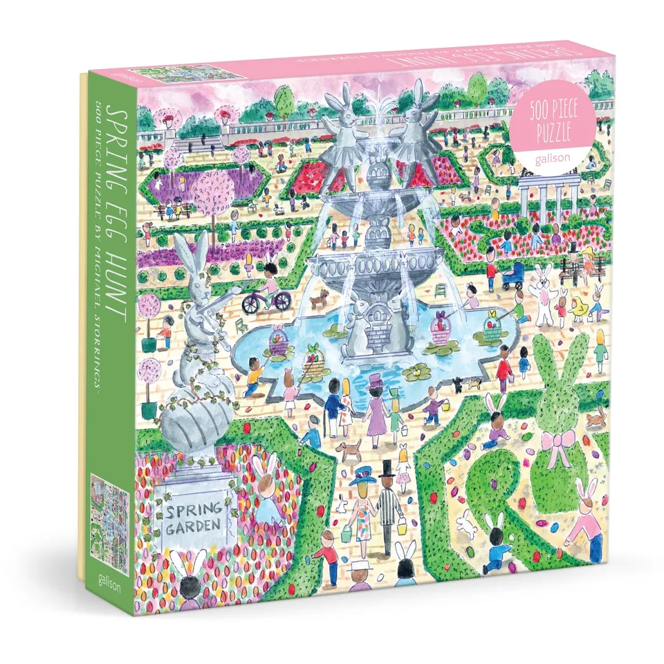 galison-spring-egg-hunt-puzzle-500-teile-storrings image 1