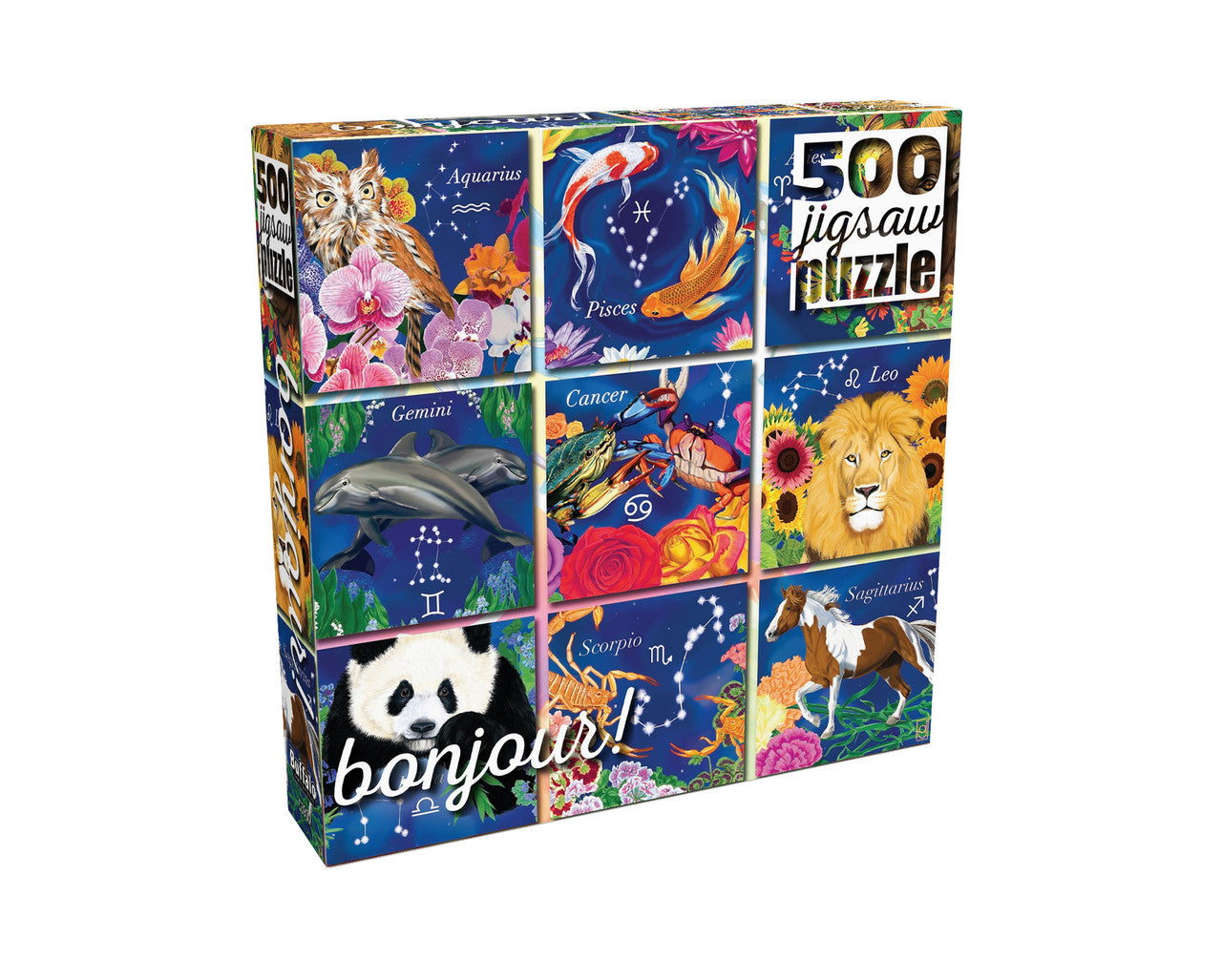 buffalo-games-bonjour-botanical-zodiac-500-teile-puzzle-sternzeichen image 4