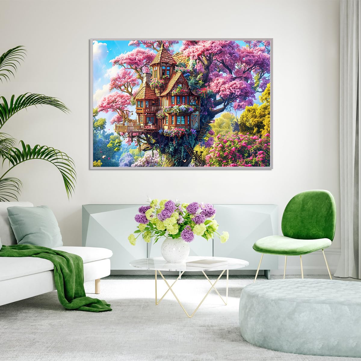 huadada-puzzle-1000-teile-blumenbaum-70x50-cm image 4