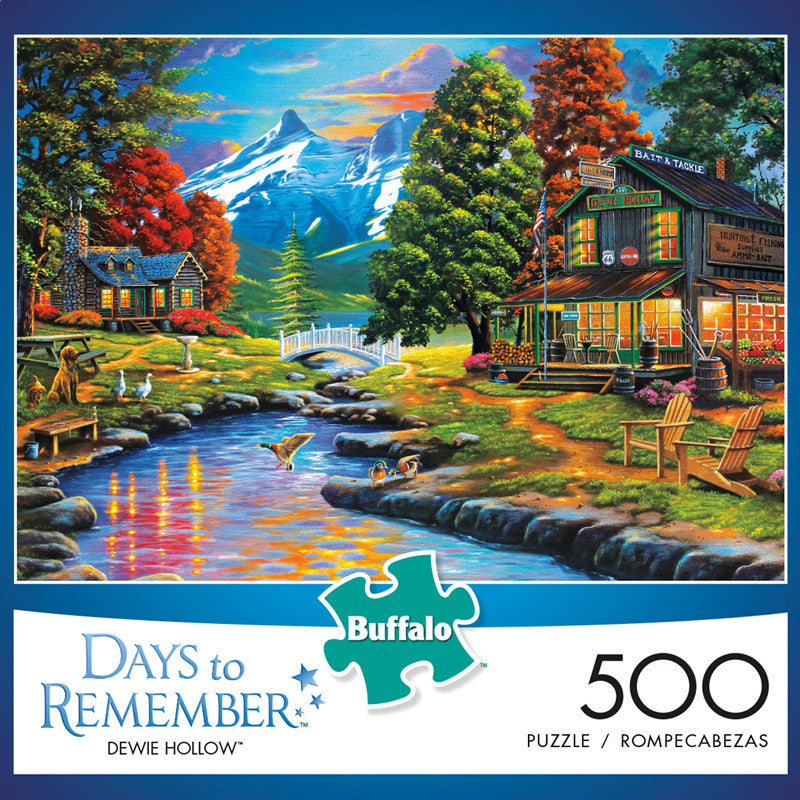 buffalo-games-days-to-remember-dewie-hollow-500-teile-puzzle-berg image 1