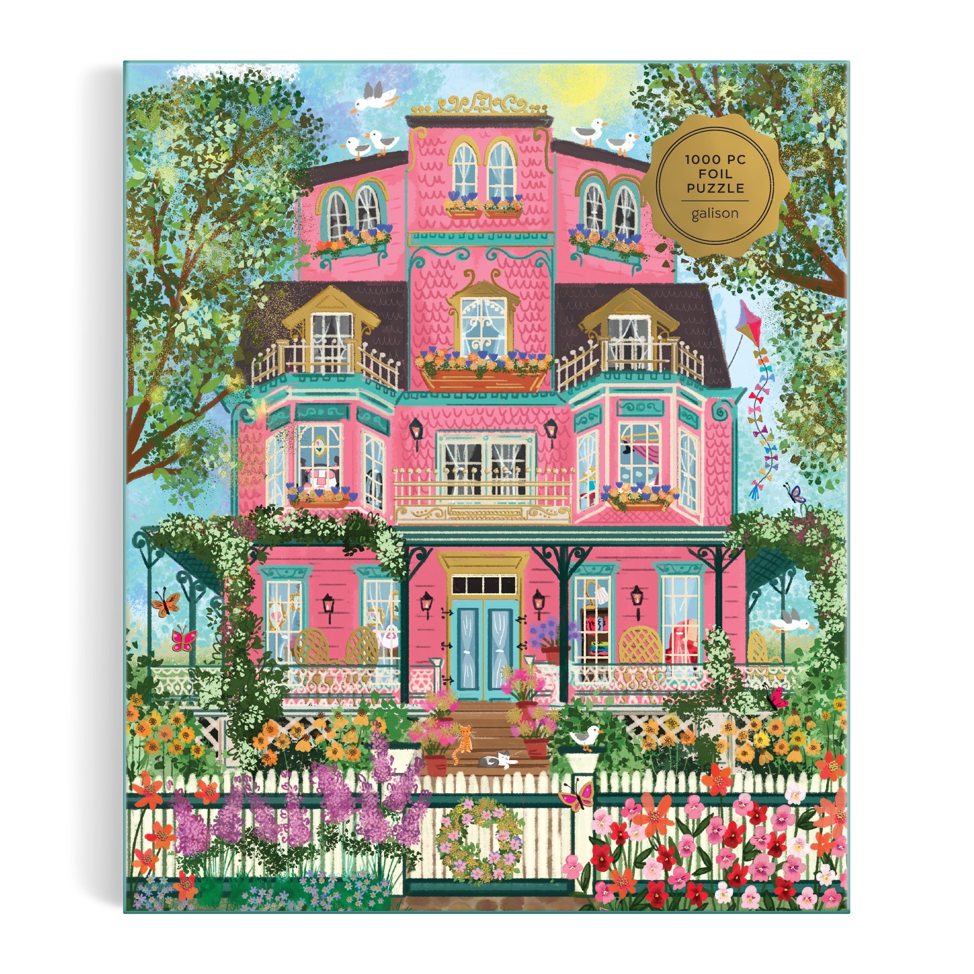 galison-joy-laforme-capeside-victorian-1000-teile-folienpuzzle image 2
