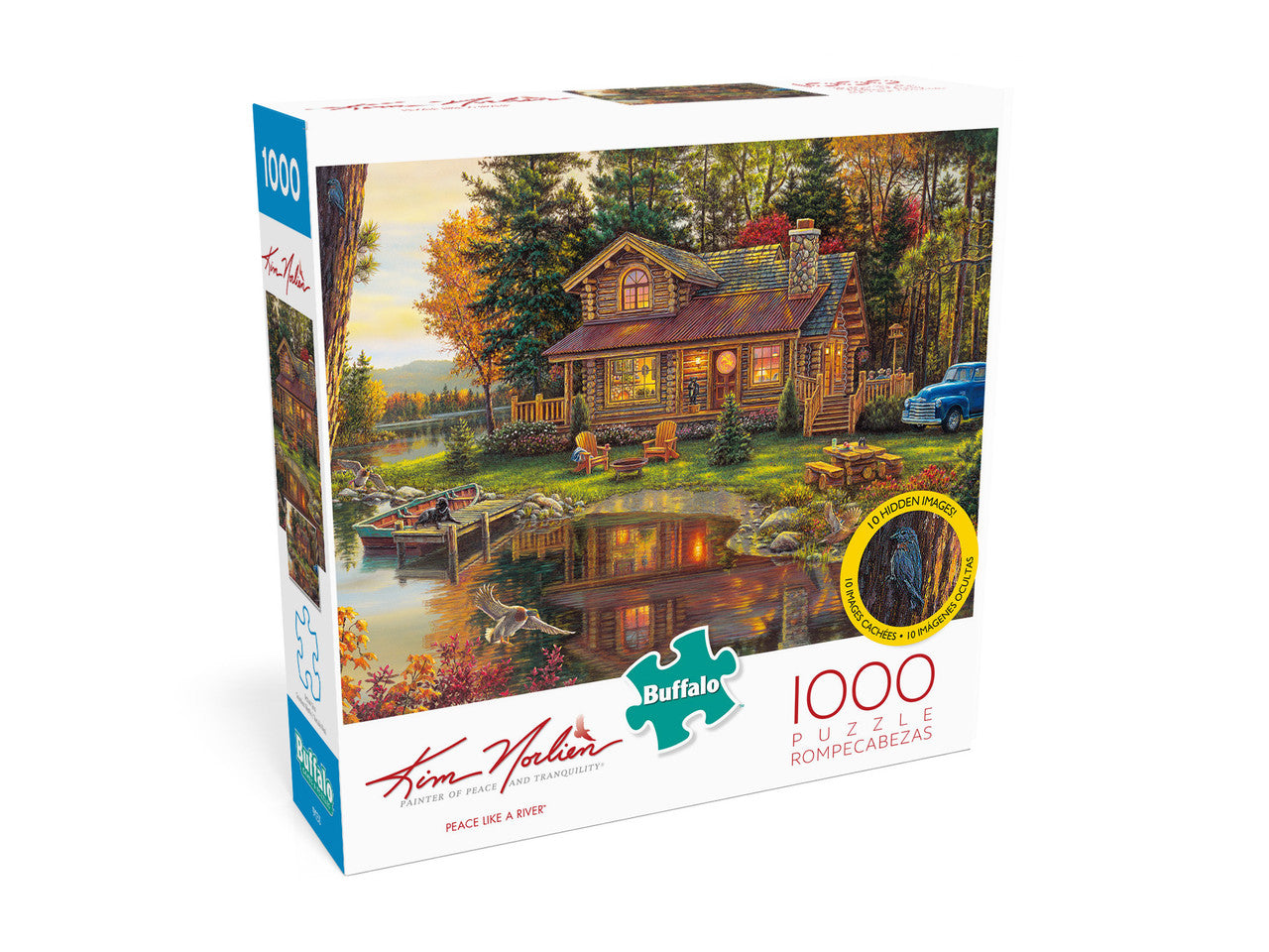buffalo-games-kim-norlien-peace-like-a-river-1000-puzzle-tiere image 3