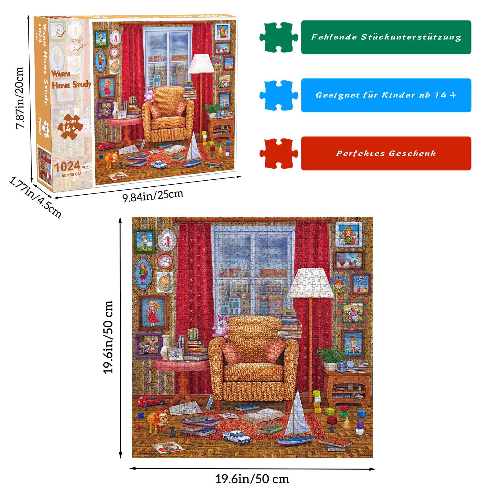 huadada-gem-tliches-zimmer-puzzle-1024-teile-50x50-cm image 4